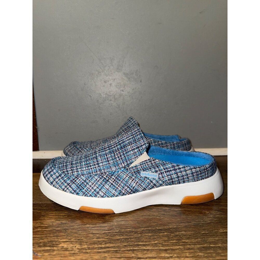 OrthoComfoot Slip-on Shoes With Arch Support in Blue, Multi-colored Woven Sz 10 - Picture 5 of 13